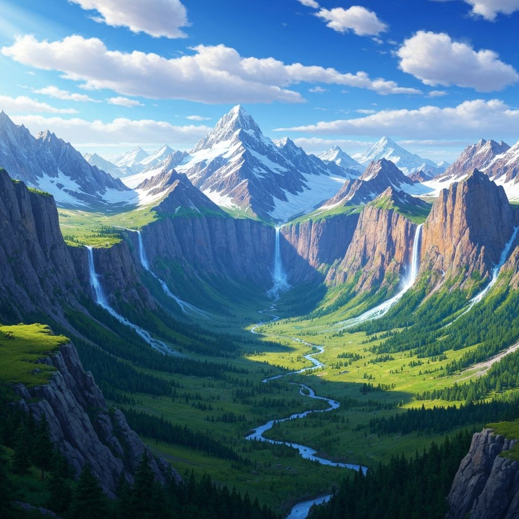 Ultra-Fast Mountain Generation